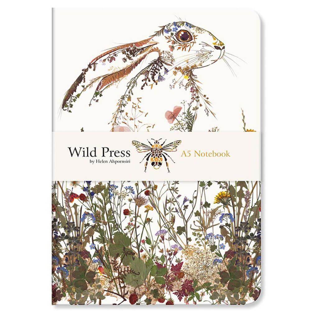Wild Press Wildflower Hare A5 Notebook